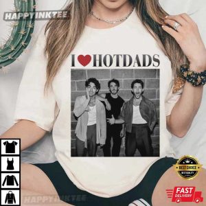 Jonas Brothers I Love Hot Dads T-Shirt