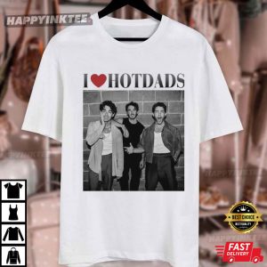 Jonas Brothers I Love Hot Dads T Shirt (4)