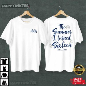 The Summer I Turned Sixteen 16th Birthday Gift Custom T Shirt (2)