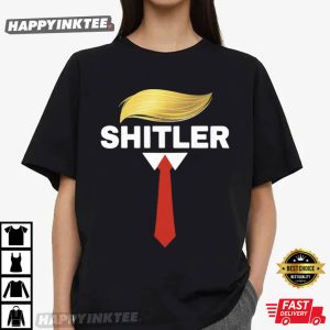 Anti Trump Donald Trump Necktie Shitler T Shirt (2)
