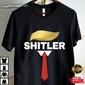 Anti Trump Donald Trump Necktie Shitler T Shirt (4)