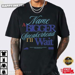 Name A Bigger Sneakerhead Matching Jordan 8 Aqua T-Shirt