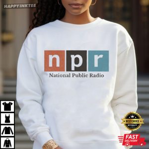 NPR Logo National Public Radio T Shirt (2)
