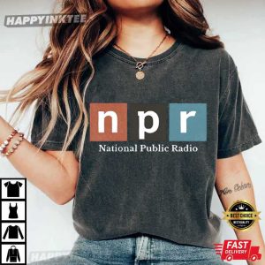 NPR Logo National Public Radio T Shirt (3)