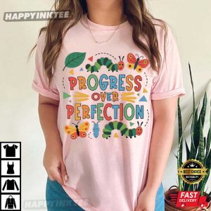 Progress Over Perfection Special Education Teacher BCBA Gift T Shirt (2)