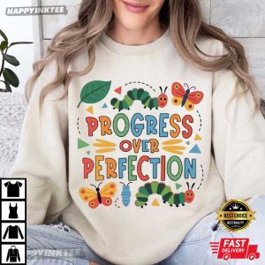 Progress Over Perfection Special Education Teacher BCBA Gift T Shirt (3)