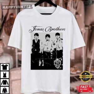 Vintage Jonas Brothers Living The Dream Tour Gift T Shirt (4)