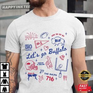 Buffalo Bills Football Doodles Fan Gift T Shirt (2)