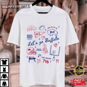 Buffalo Bills Football Doodles Fan Gift T Shirt (4)
