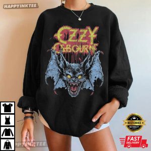 Ozzy Osbourne Vintage Heavy Metal Graphic T Shirt (2)