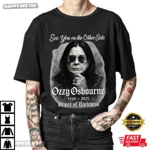 Ozzy Osbourne Tribute See You On The Other Side T-Shirt