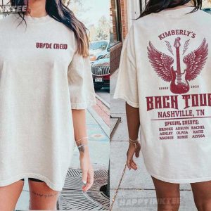 Custom Bachelorette Party Bride Crew Farewell Tour T-Shirt