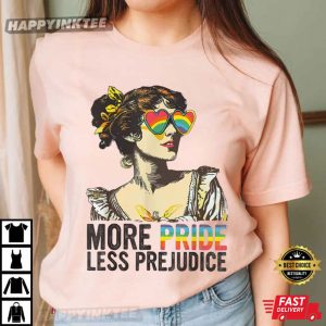 More Pride Less Prejudice LGBTQ Proud Ally T-Shirt