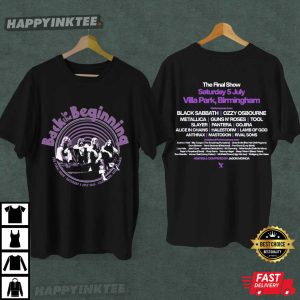 Ozzy Osbourne Memorial The Final Show Back To The Beginning T Shirt (2)