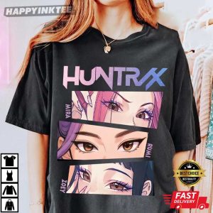 Huntrix Mira Rumi Joey Eyes Kpop Demon Hunters T-Shirt