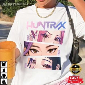 Huntrix Mira Rumi Joey Eyes Kpop Demon Hunters T Shirt (2)