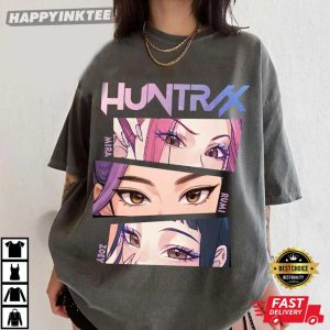 Huntrix Mira Rumi Joey Eyes Kpop Demon Hunters T Shirt (3)