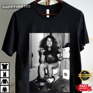 Ozzy Osbourne On Toilet 1980s Cigarette T Shirt (4)
