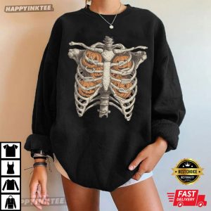 Fuck Trump Skeleton Ribcage FDT Protest Halloween T Shirt (4)
