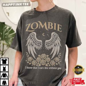 Zombie Yungblud Angel Wings Vintage Gothic T Shirt (2)