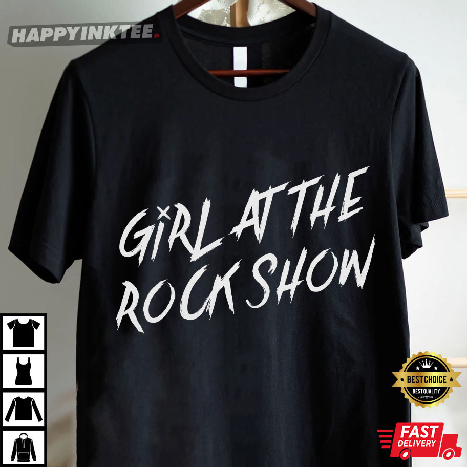 Blink 182 Girl At The Rock Show T-Shirt Blink 182 Girl At The Rock Show T-Shirt