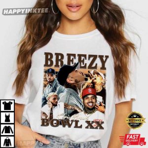 Chris Brown Breezy Bowl XX Vintage Fan Gift T Shirt (3)