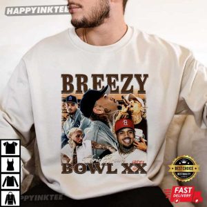 Chris Brown Breezy Bowl XX Vintage Fan Gift T Shirt (4)