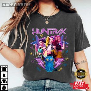 Huntrix Kpop Demon Hunters Mira Rumi Joey Graphic T Shirt (4)