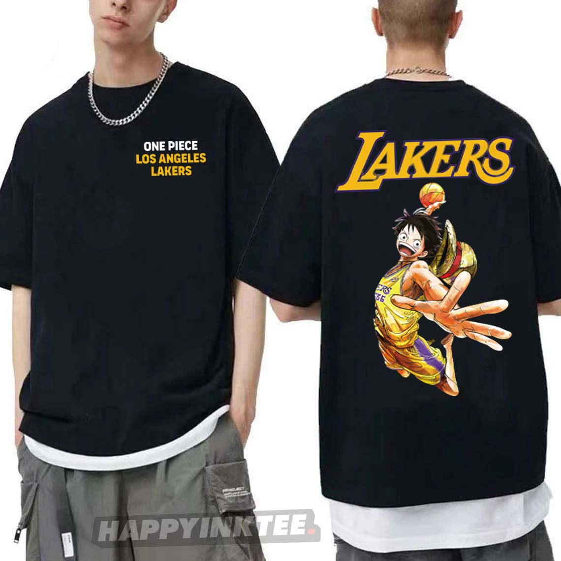 Los Angeles Lakers x One Piece T-Shirt - Bring Your Ideas