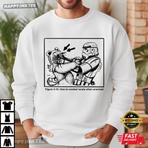 Unarmed Trooper Attack Funny Star Wars T Shirt (2)