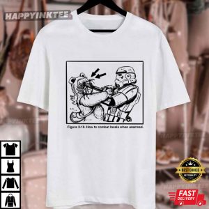 Unarmed Trooper Attack Funny Star Wars T Shirt (4)