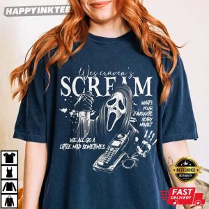 Vintage Ghostface Halloween Scream Movie T Shirt (3)