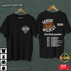 Senior 2025 Football The Final Quarter Game Day T Shirt (2)