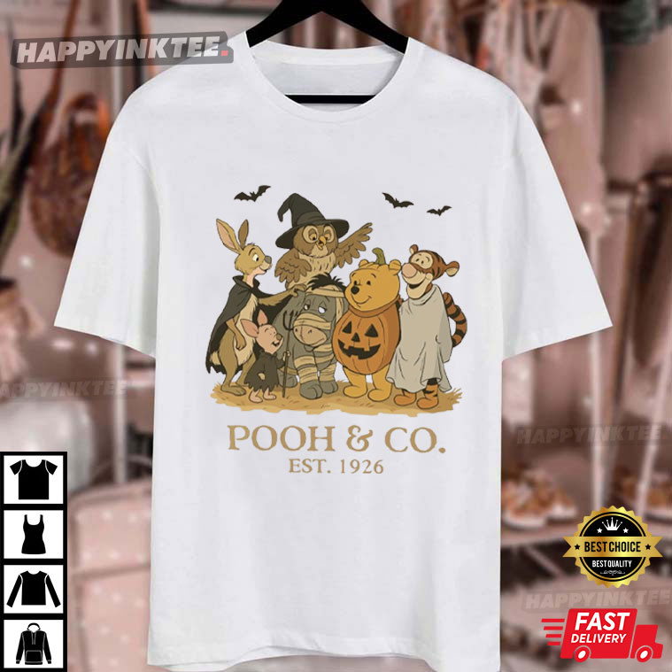 Pooh Bear Disney Halloween T-Shirt Pooh Bear Disney Halloween T-Shirt