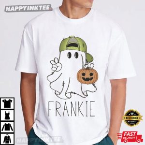 Halloween Ghost Custom Name T-Shirt