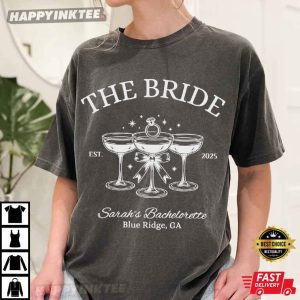 Custom Bachelorette Party The Bride T Shirt (2)