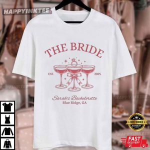 Custom Bachelorette Party The Bride T Shirt (4)