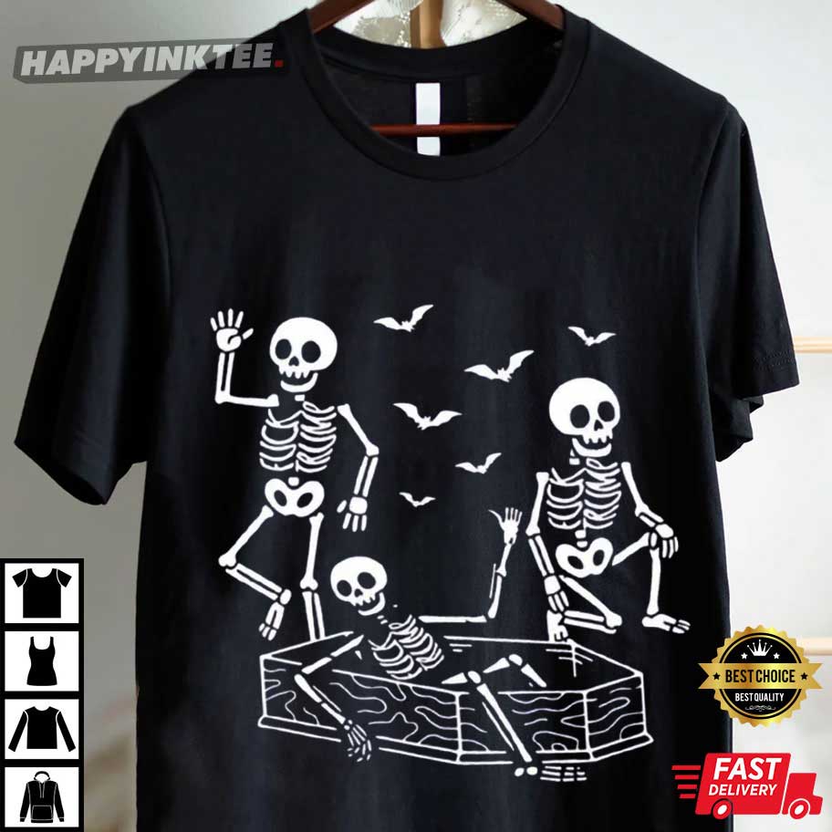 Subtle Anti-Trump Skeleton Halloween Coffin T-Shirt Subtle Anti-Trump Skeleton Halloween Coffin T-Shirt