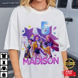 Huntrix KPop Demon Hunters Custom Birthday T Shirt (1)