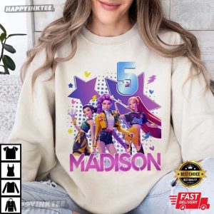 Huntrix KPop Demon Hunters Custom Birthday T Shirt (3)