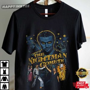 The Nightman Cometh It's Always Sunny In Philadelphia Retro Vintage T Shirt (3)