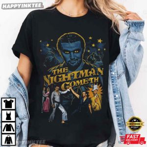 The Nightman Cometh It's Always Sunny In Philadelphia Retro Vintage T Shirt (4)