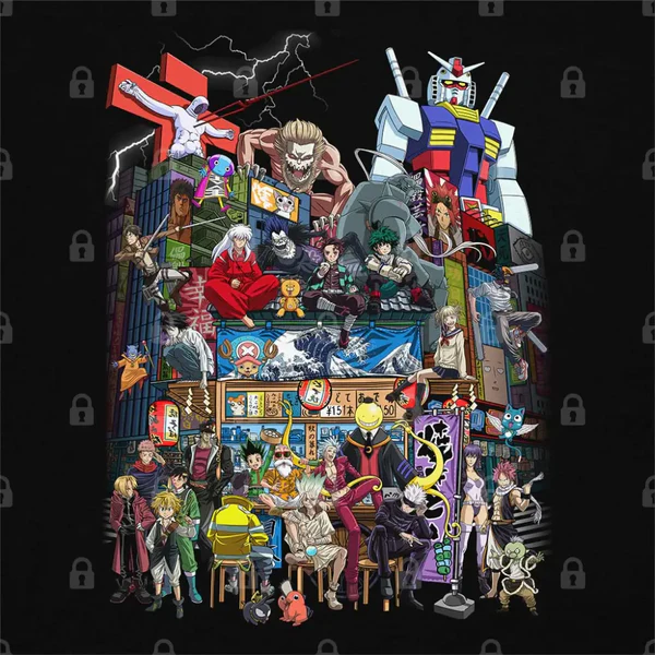 japanese anime t shirt