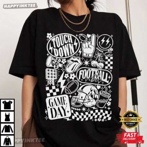 Retro Football Touchdown Game Day T-Shirt
