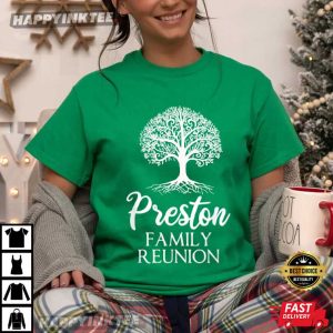 Preston Family Reunion Custom T Shirt (2)