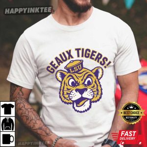 Purple Gold Louisiana Tigers Geaux Tigers T-Shirt