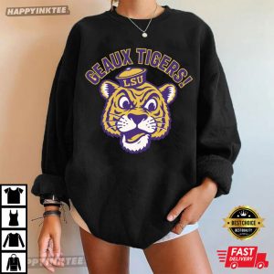 Purple Gold Louisiana Tigers Geaux Tigers T Shirt (3)