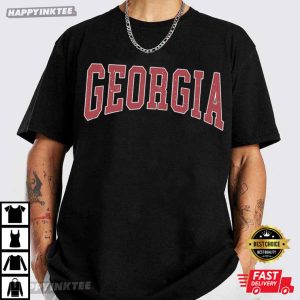 Retro Georgia Football Game Day T Shirt (1)
