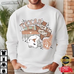 Texas Longhorns Football Hook Em Horns T Shirt (2)