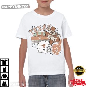 Texas Longhorns Football Hook Em Horns T Shirt (3)